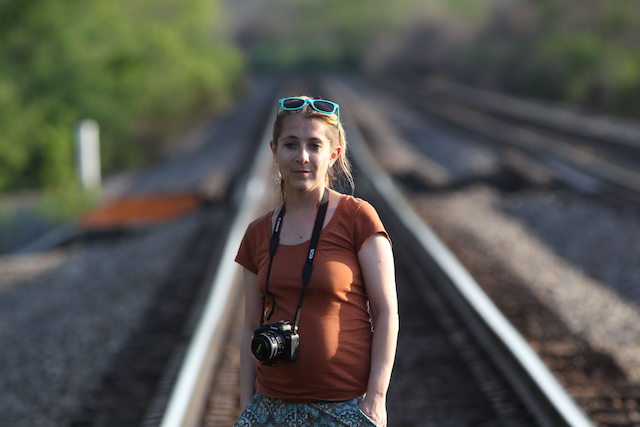 Railroad tracks near Rosemont Drive